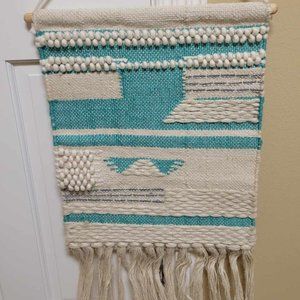 Blue & White Tapestry